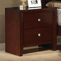 Nightstand with 2 Drawers