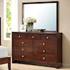 Acme Furniture Ilana Dresser with Mirror