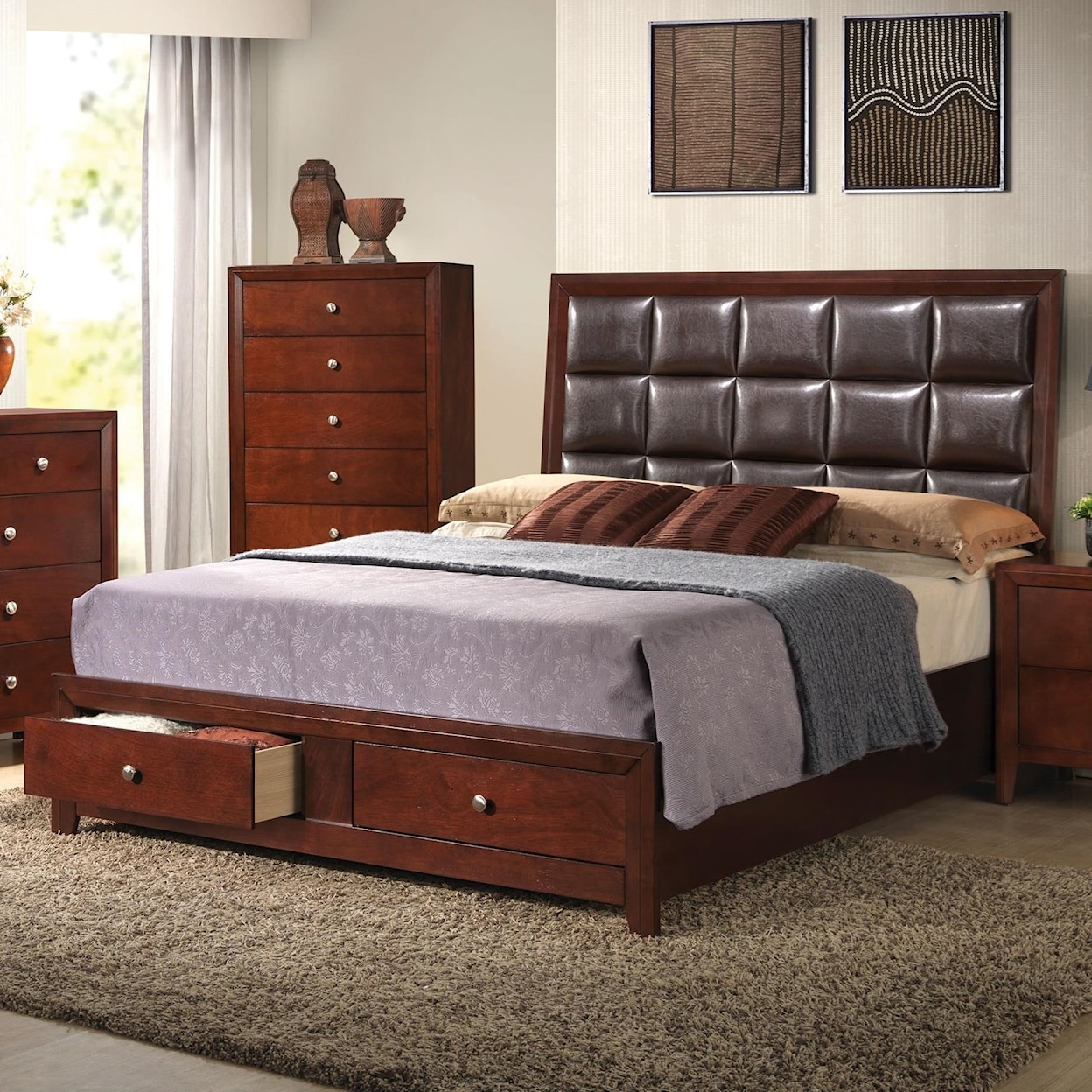 Acme Furniture Ilana Queen Bed w/Storage