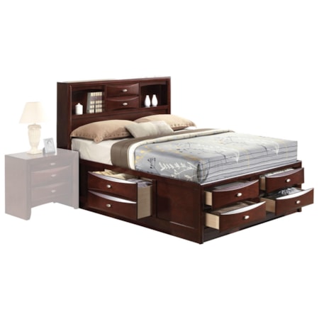 Queen Bed w/Storage