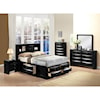 Acme Furniture Ireland Storage - Black Eastern King Bed w/Storage