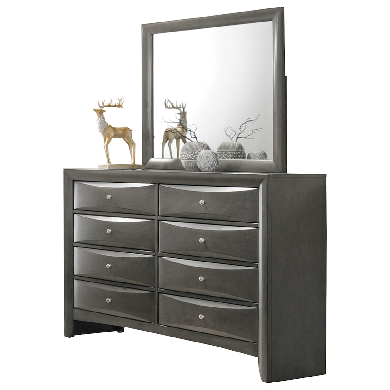 Acme Furniture Ireland Storage - Gray Oak Mirror