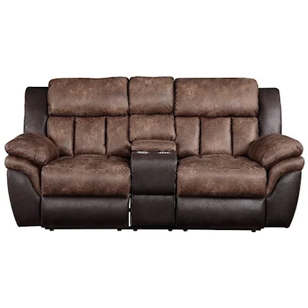 Reclining Loveseat w/Console