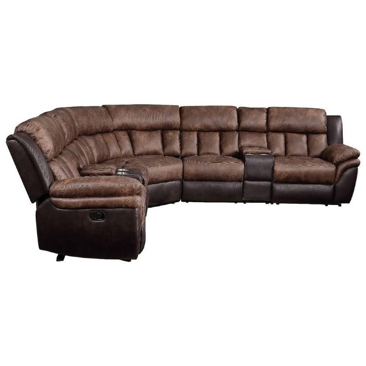 Acme Furniture Jaylen Reclining Sectional Sofa