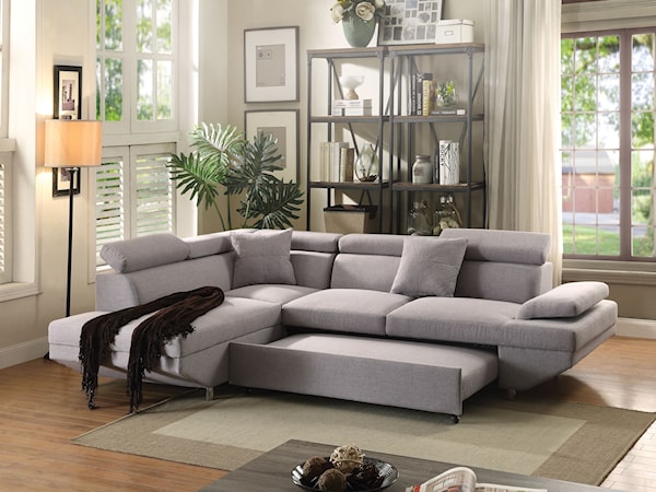 Sectional Sofa w/Sleeper