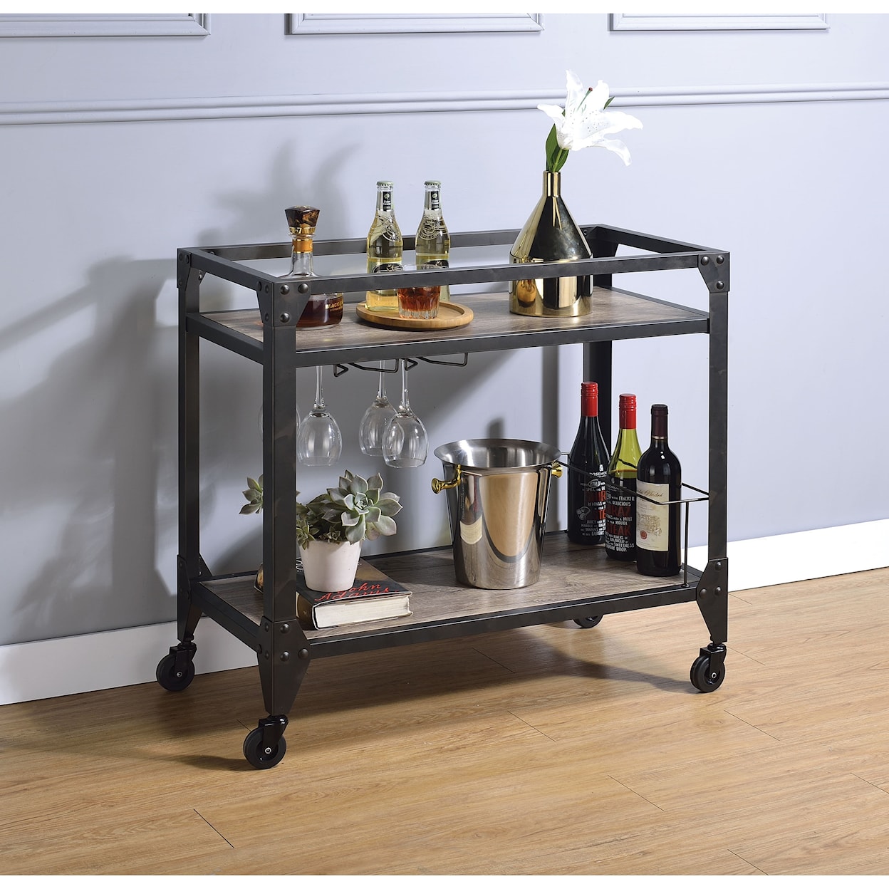 Acme Furniture Jorgensen Serving Cart