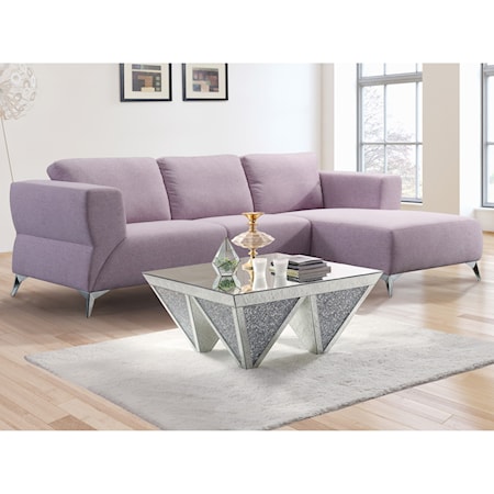 Contemporary Sectional Sofa with Chaise