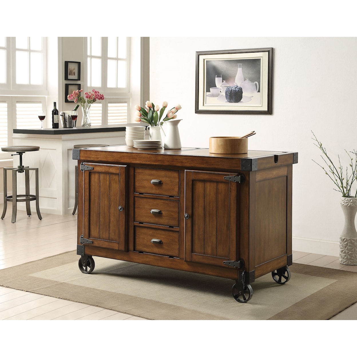 Acme Furniture Kabili Kitchen Cart