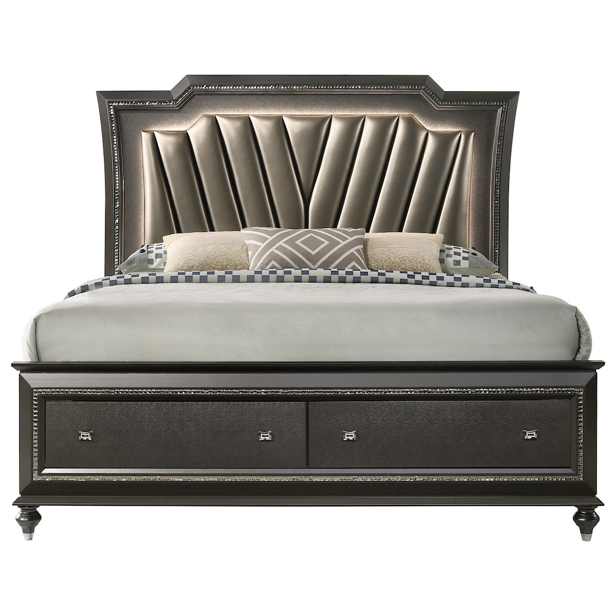 Acme Furniture Kaitlyn Queen Bed (LED HB)