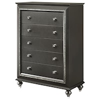 Glam Chest with Five Drawers