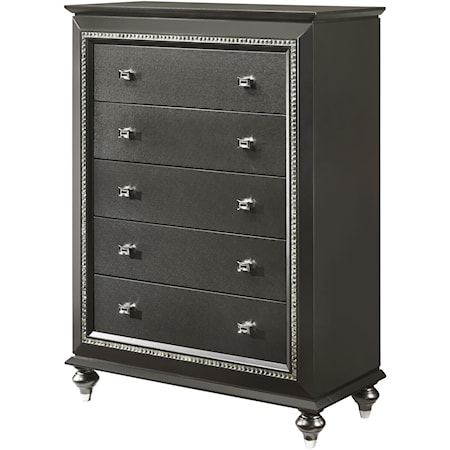 Glam Chest with Five Drawers