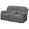 Acme Furniture Kalen Reclining Loveseat with Console