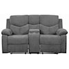 Acme Furniture Kalen Reclining Loveseat with Console