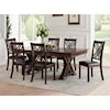 Acme Furniture Katrien Dining Set with 6 Side Chairs