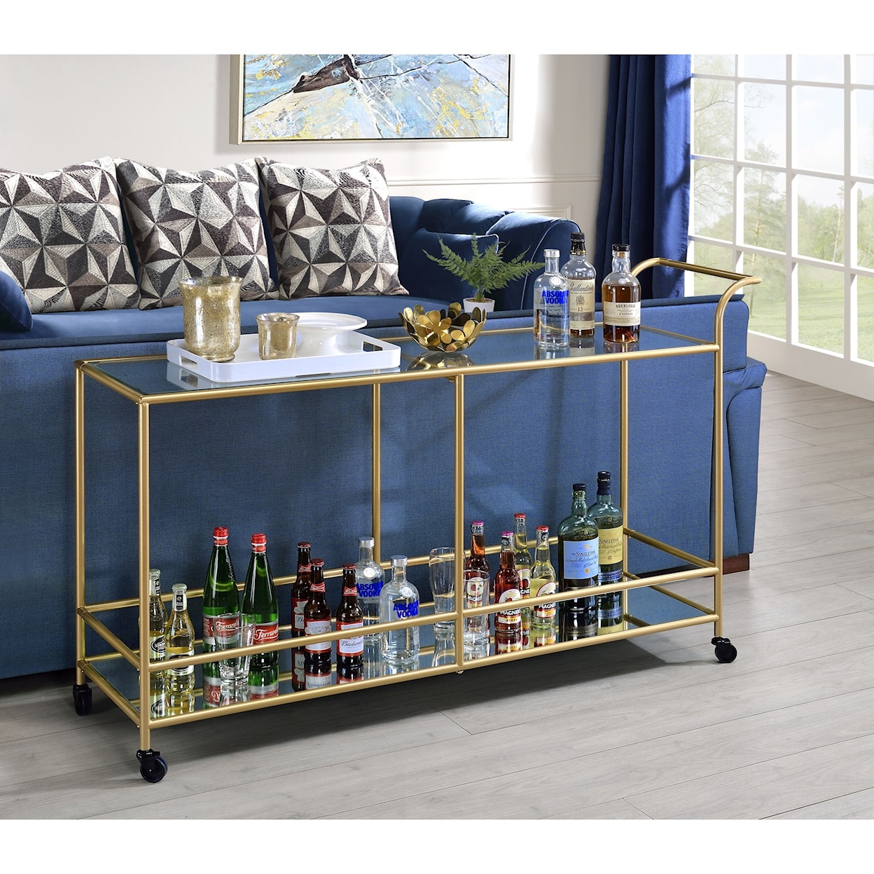 Acme Furniture Kenda Serving Cart