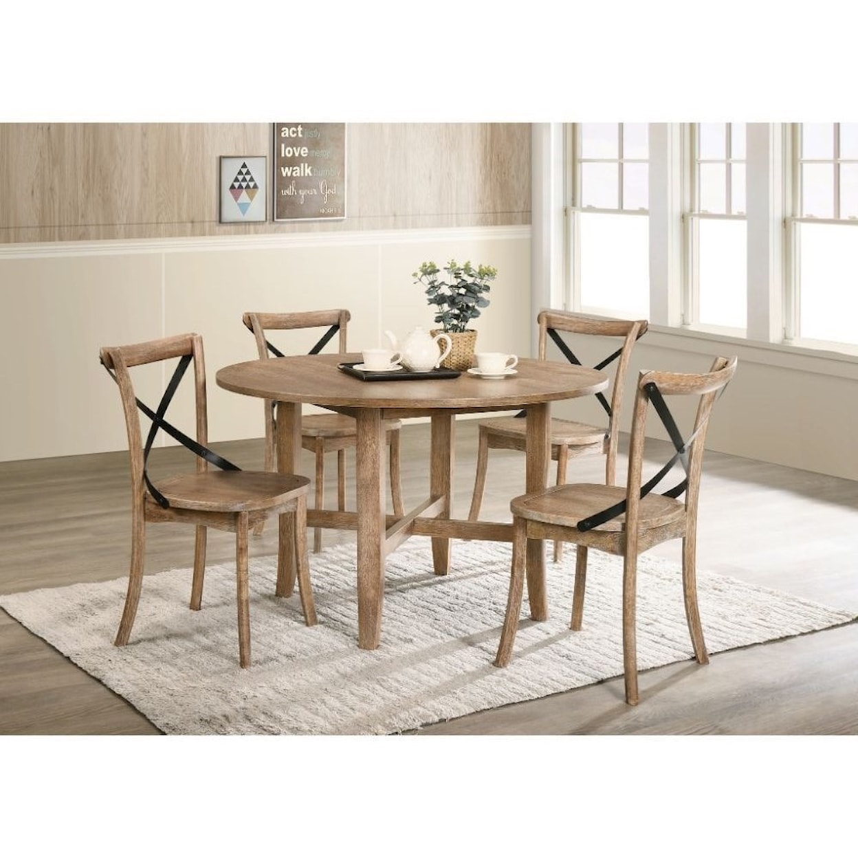 Acme Furniture Kendric 5-Piece Table and Chair Set