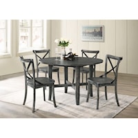 Farmhouse 5-Piece Table and Chair Set