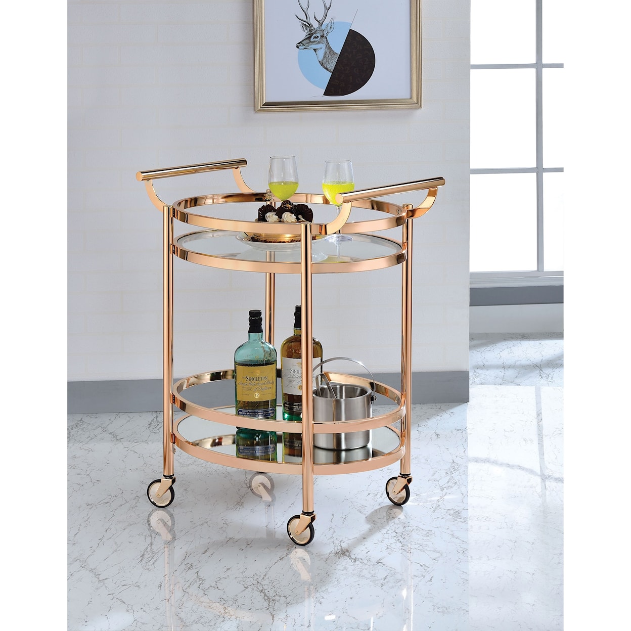 Acme Furniture Lakelyn Serving Cart