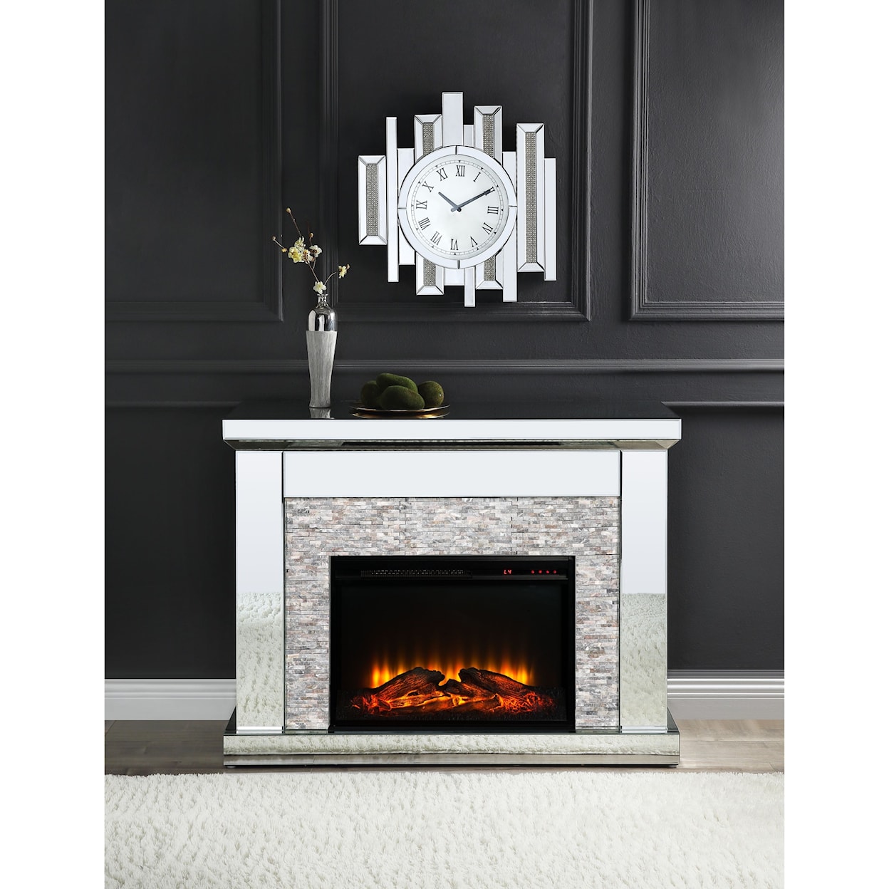 Acme Furniture Laksha Fireplace