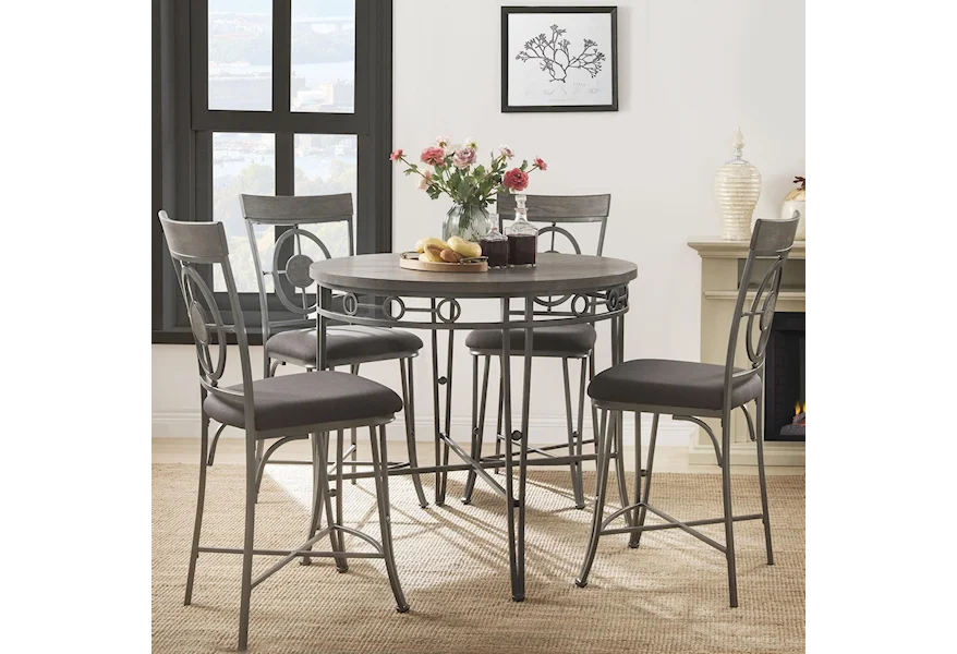 Landis Counter Height Dining Set by Acme Furniture at Dream Home Interiors