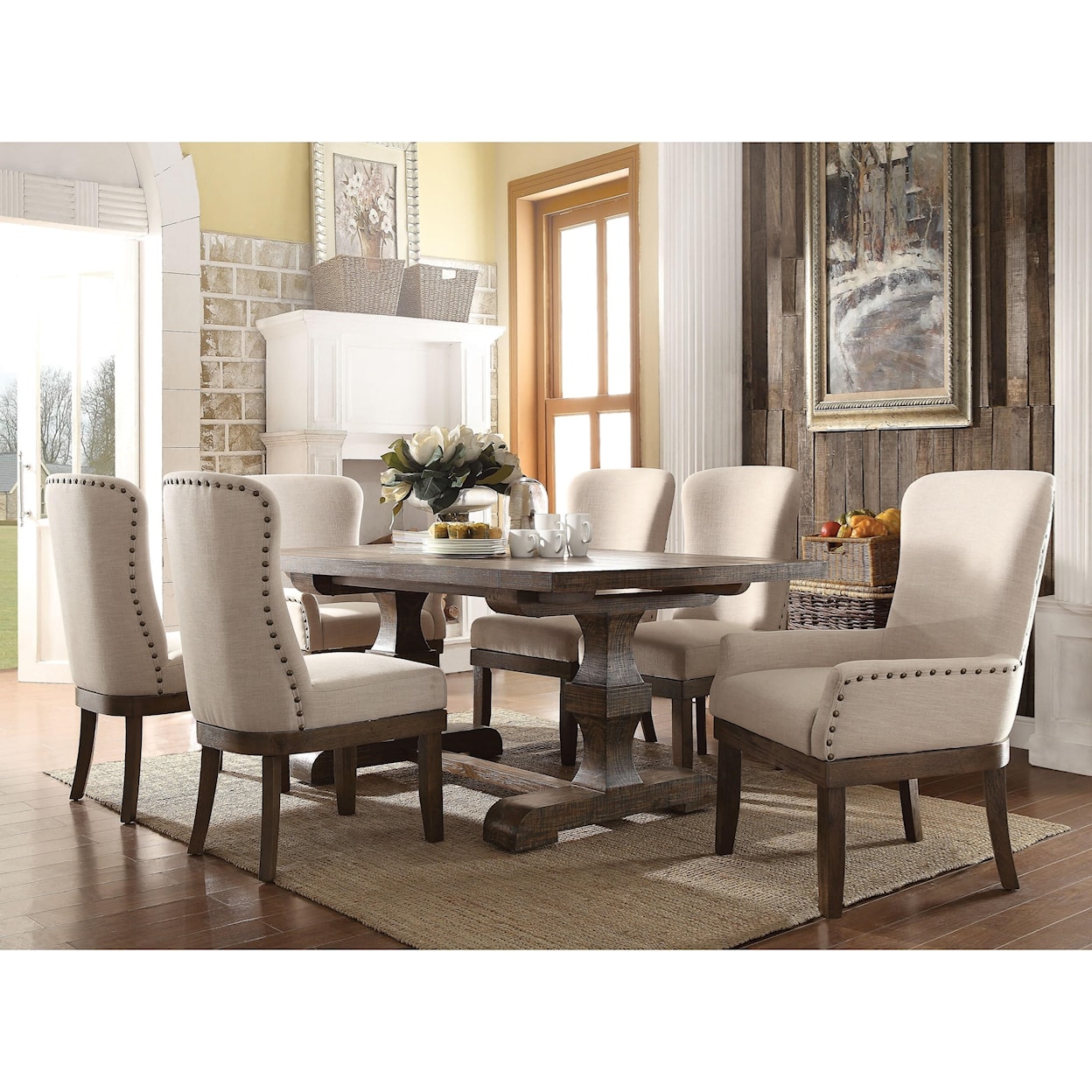 Acme Furniture Landon Dining Table (1 x 18Lf)