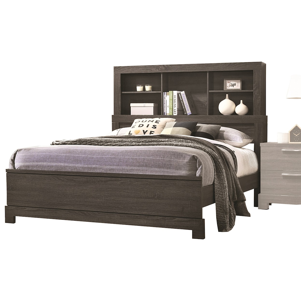 Acme Furniture Lantha King Bookcase Bed 