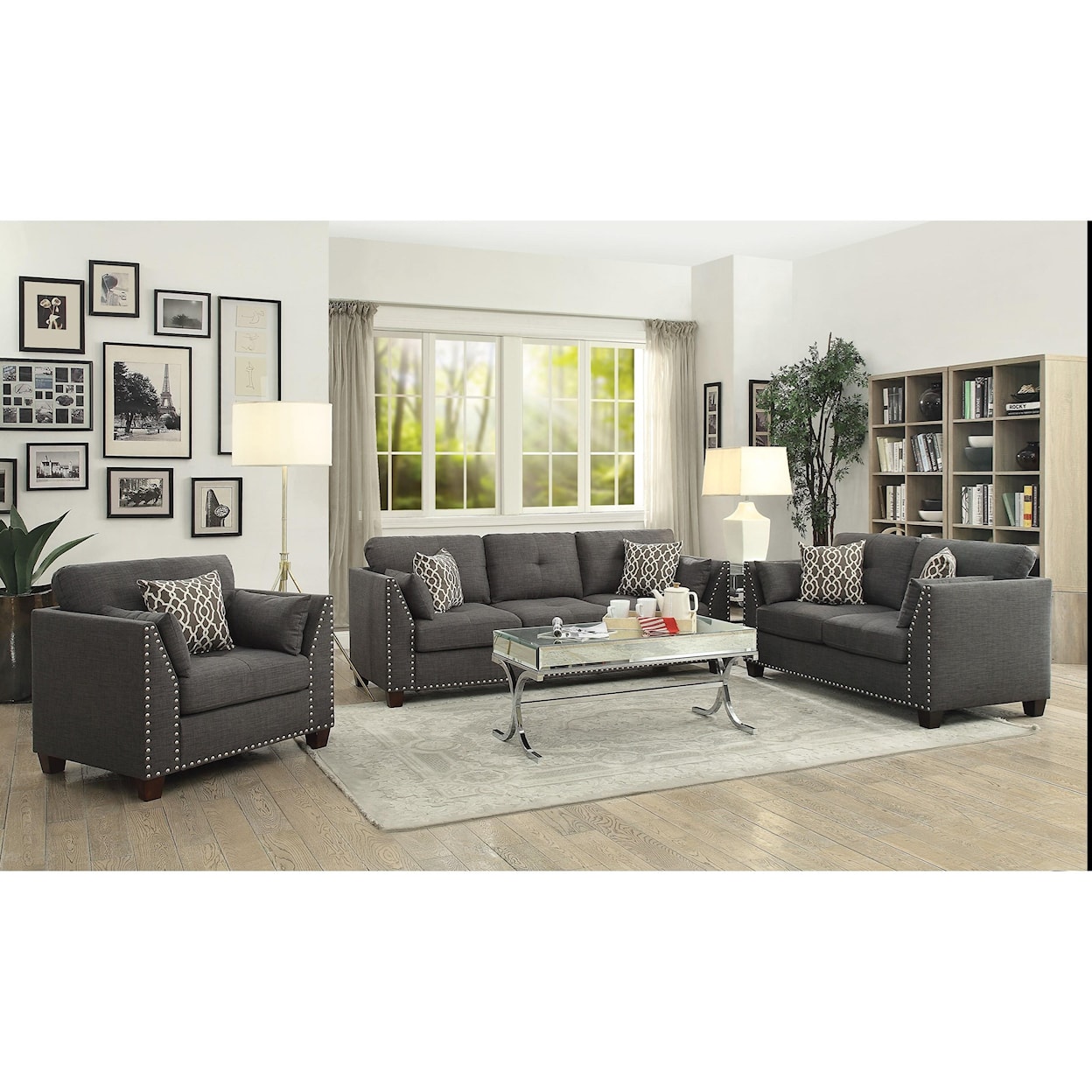 Acme Furniture Laurissa Sofa w/4 Pillows