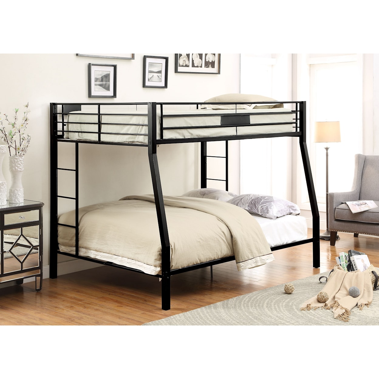Acme Furniture Limbra Full XL Over Queen Bunk Bed