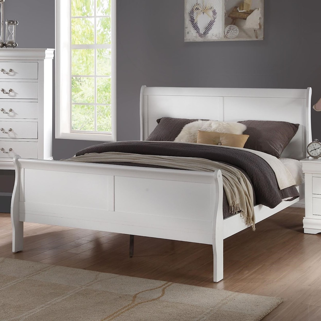 Acme Furniture Louis Philippe Twin Bed (FB 29"H)