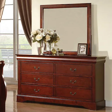 Dresser and Mirror