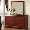 Acme Furniture Louis Philippe III Dresser and Mirror