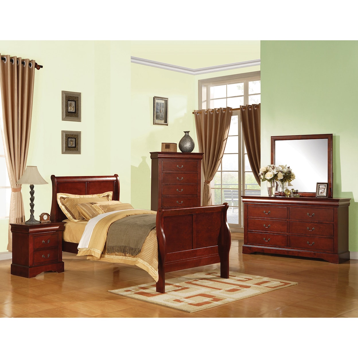 Acme Furniture Louis Philippe III Twin Bed