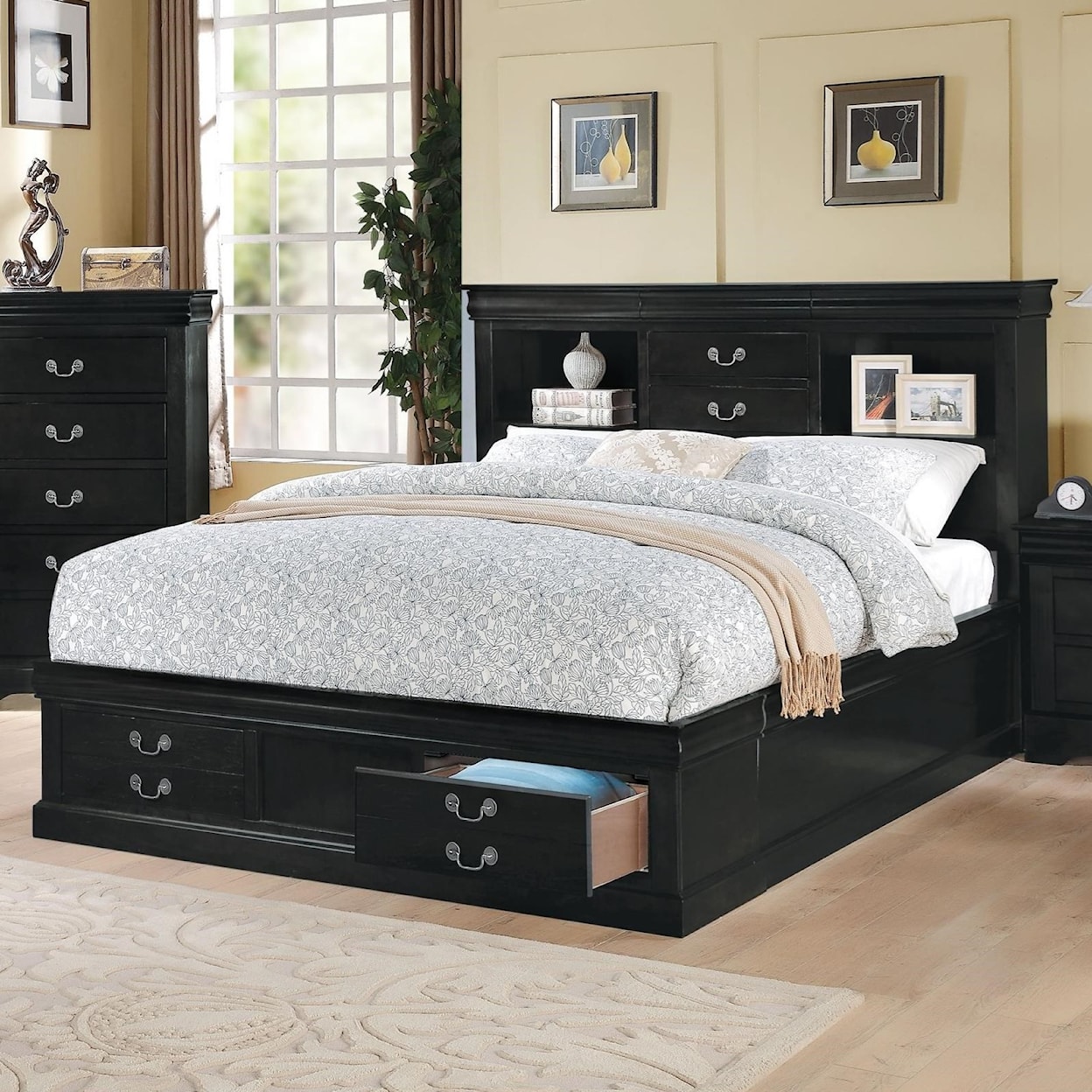 Acme Furniture Louis Philippe III King Bed