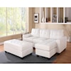 Acme Furniture Lyssa Sectional Sofa (Rev. Chaise) w/Ottoman