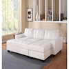 Acme Furniture Lyssa Sectional Sofa (Rev. Chaise) w/Ottoman