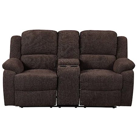 Reclining Loveseat with Console