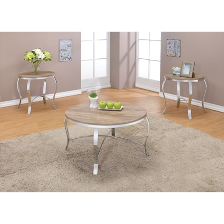 Cocktail/End Table Set (3Pc Pk)