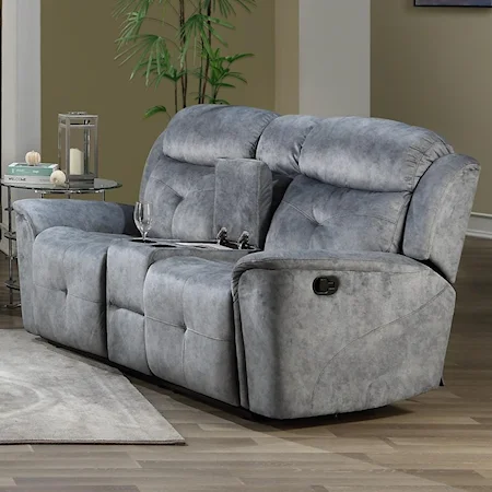 Motion Loveseat w/Console