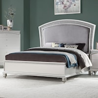 Glam California King Low-Profile Bed