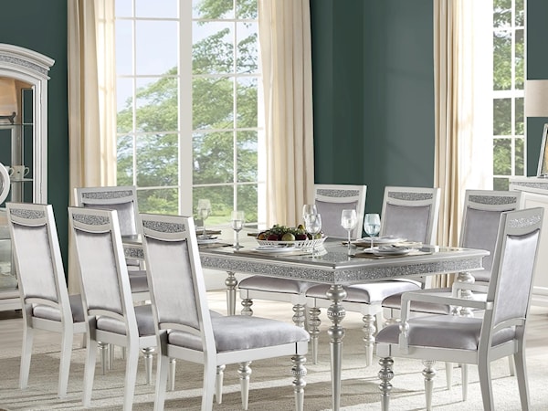 8-Piece Table and Chair Set