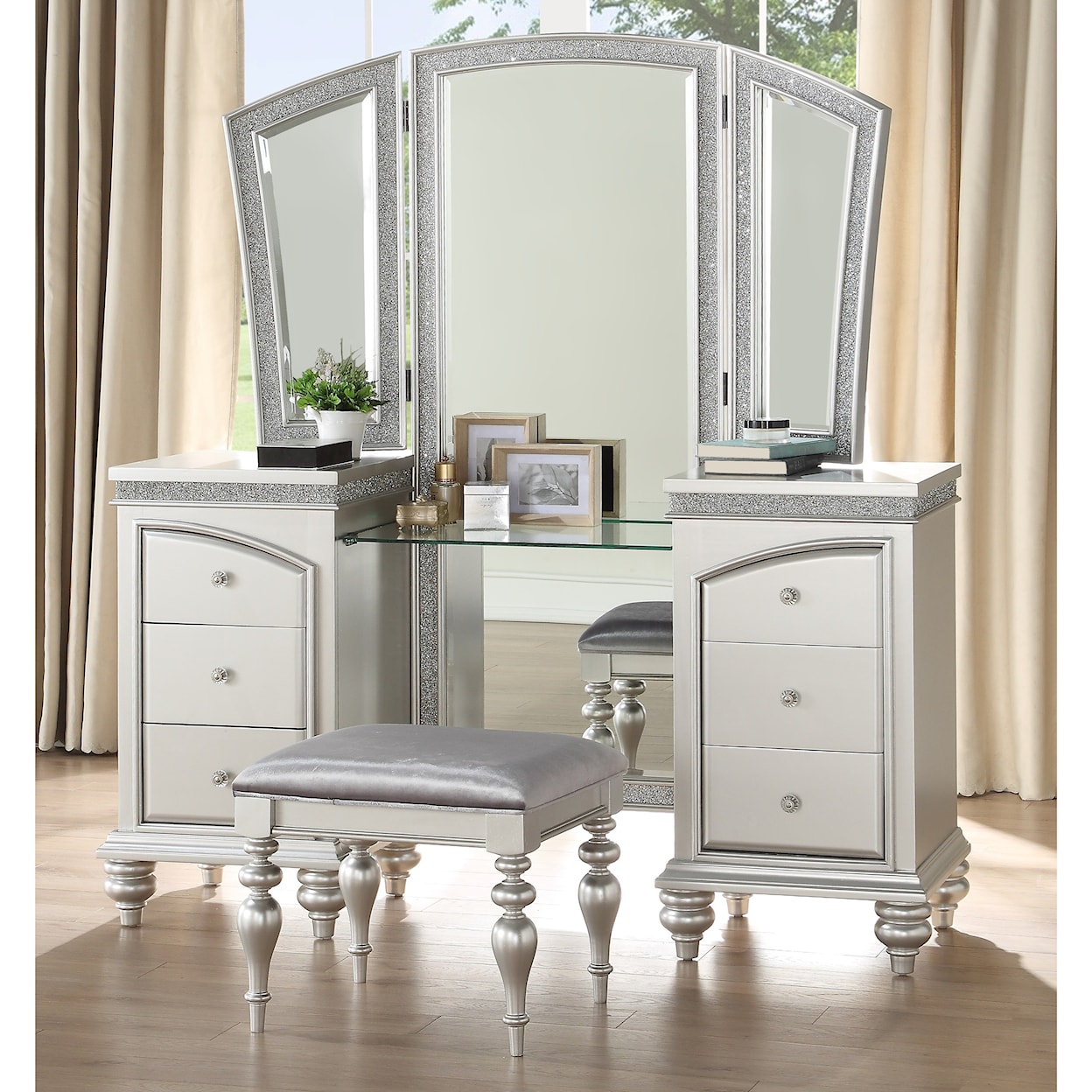 Acme Furniture Maverick Vanity Set