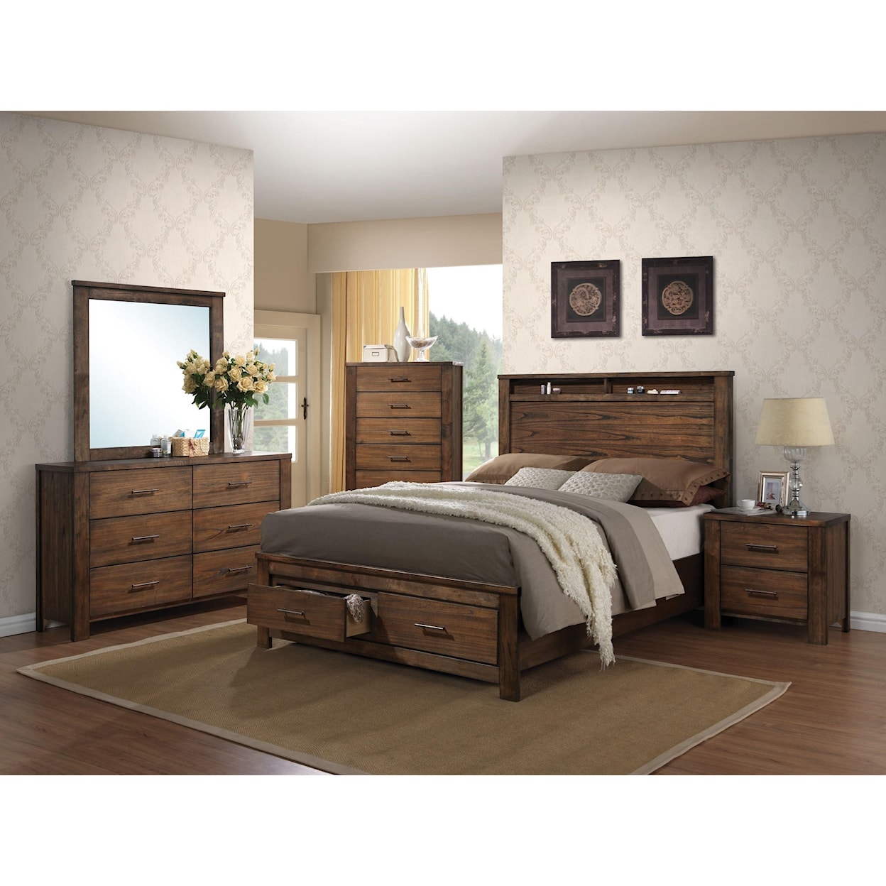 Acme Furniture Merrilee Queen Bed w/Storage