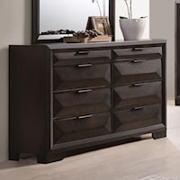 Transitional Dresser with Felt-Lined Drawers