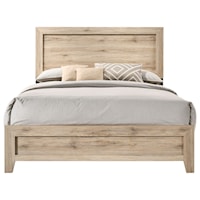 Contemporary Queen Panel Bed