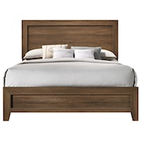 Contemporary King Panel Bed