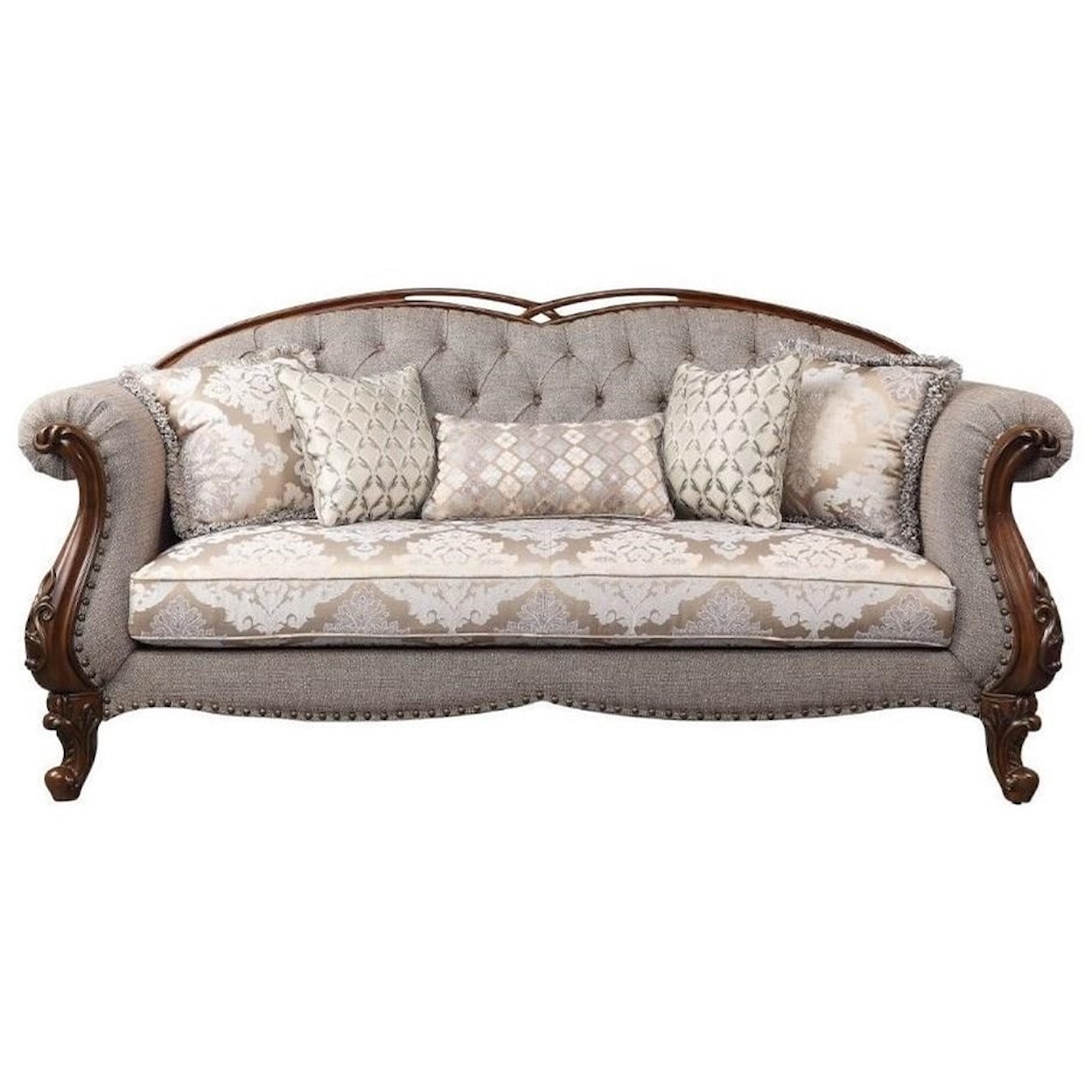 Acme Furniture Miyeon Sofa w/5 Pillows
