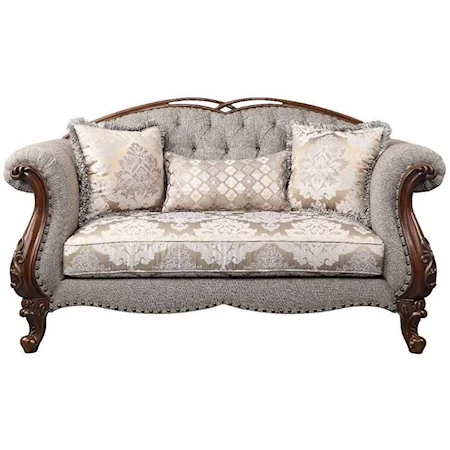 Loveseat w/3 Pillows