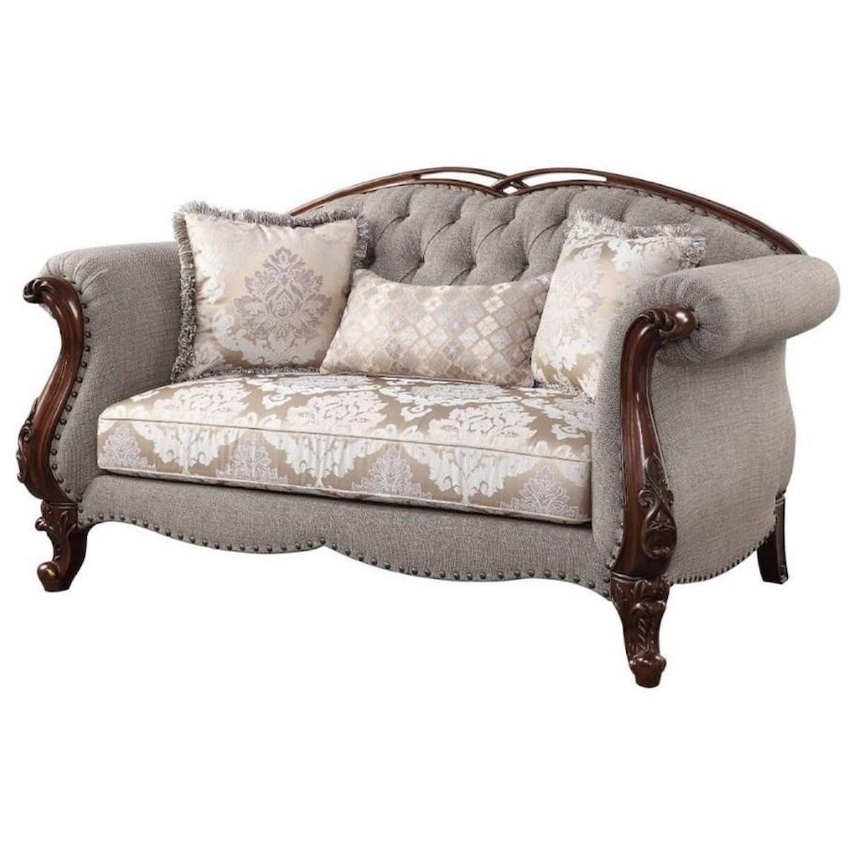 Acme Furniture Miyeon Loveseat w/3 Pillows