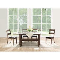 Dining Set for 6 with Bench