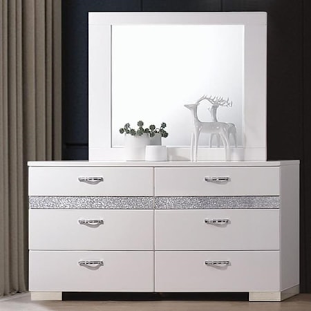 Dresser + Mirror Set